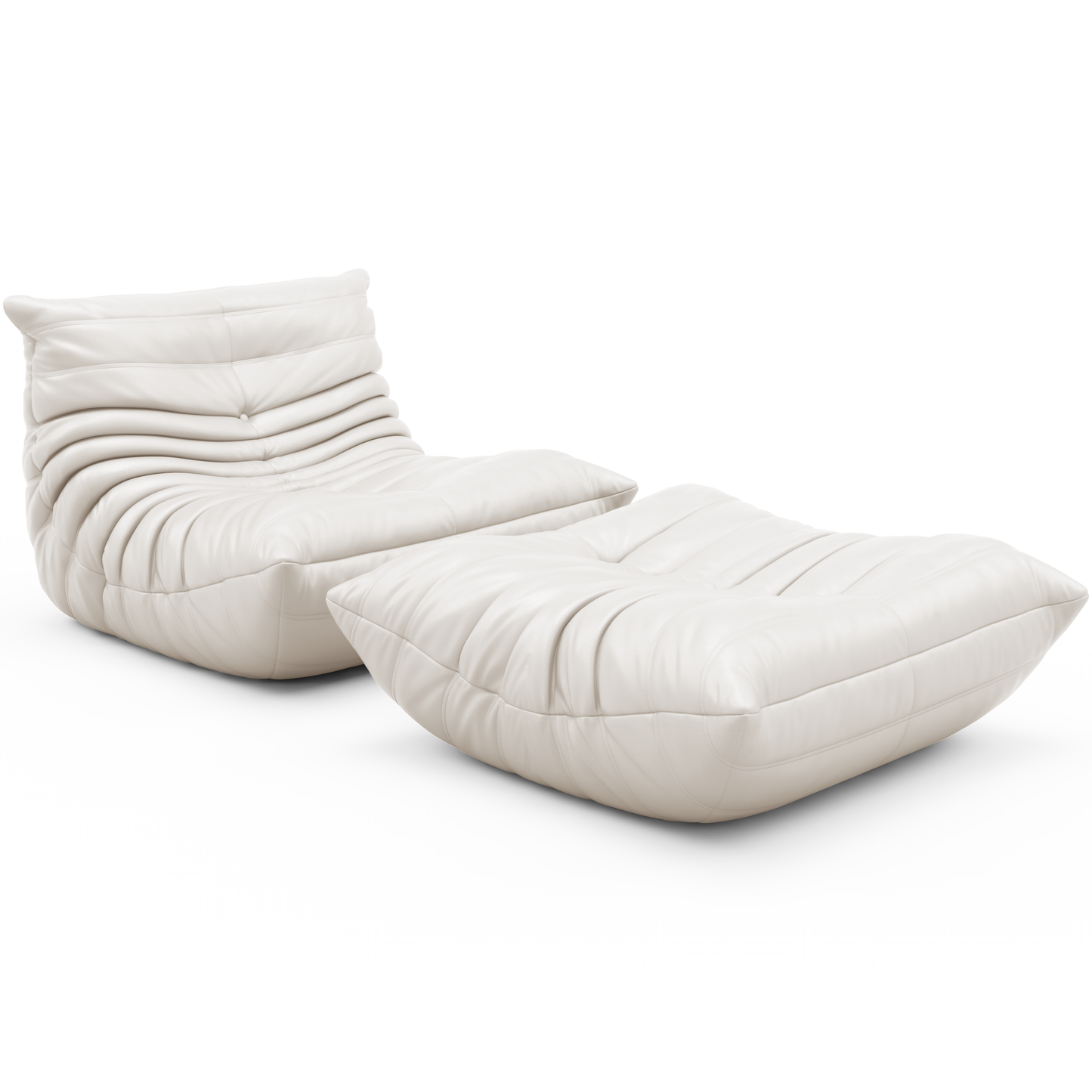 SAINCH Caterpillar Sofa - Microfiber Leather - footrest