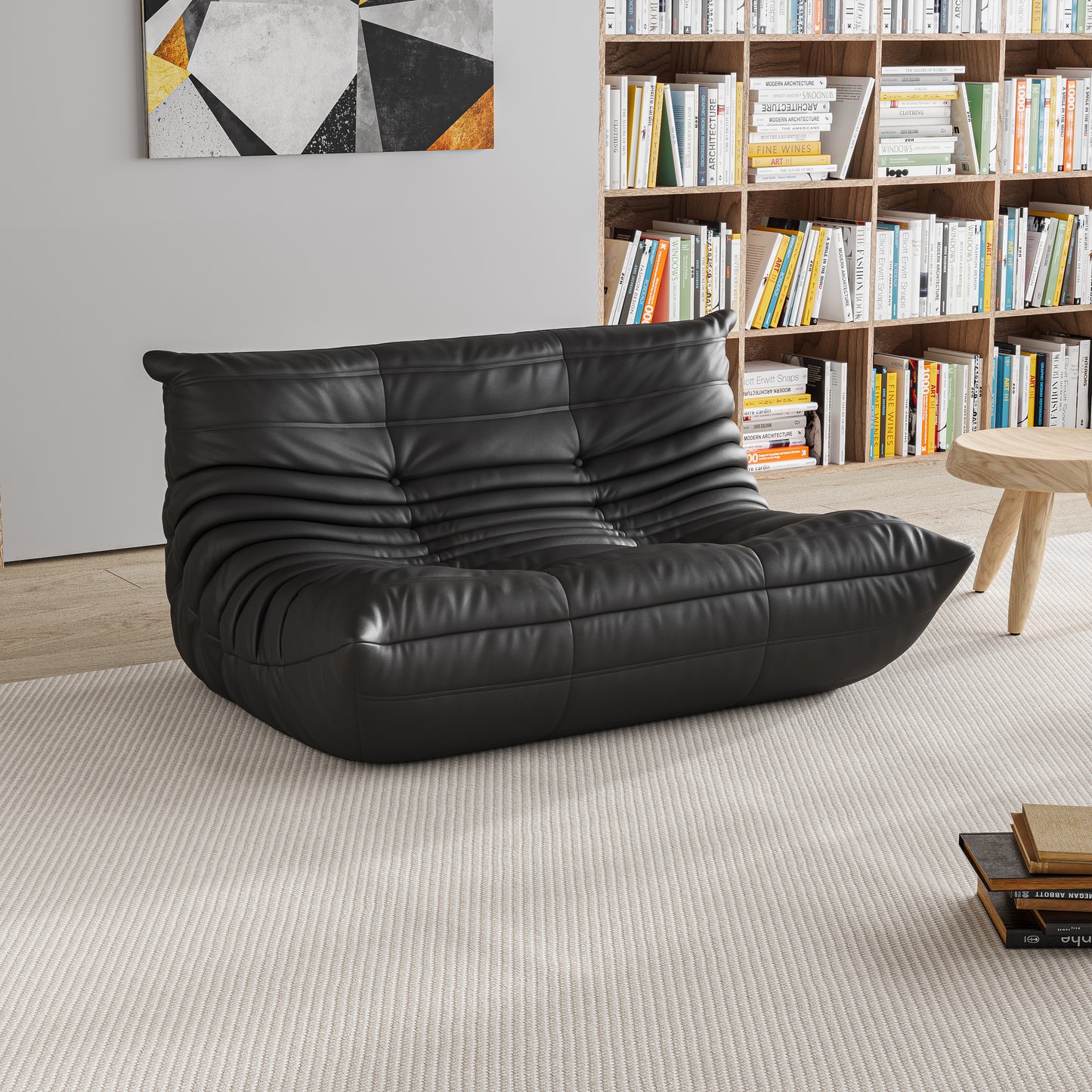 SAINCH Caterpillar Sofa Microfiber Leather - Two seater