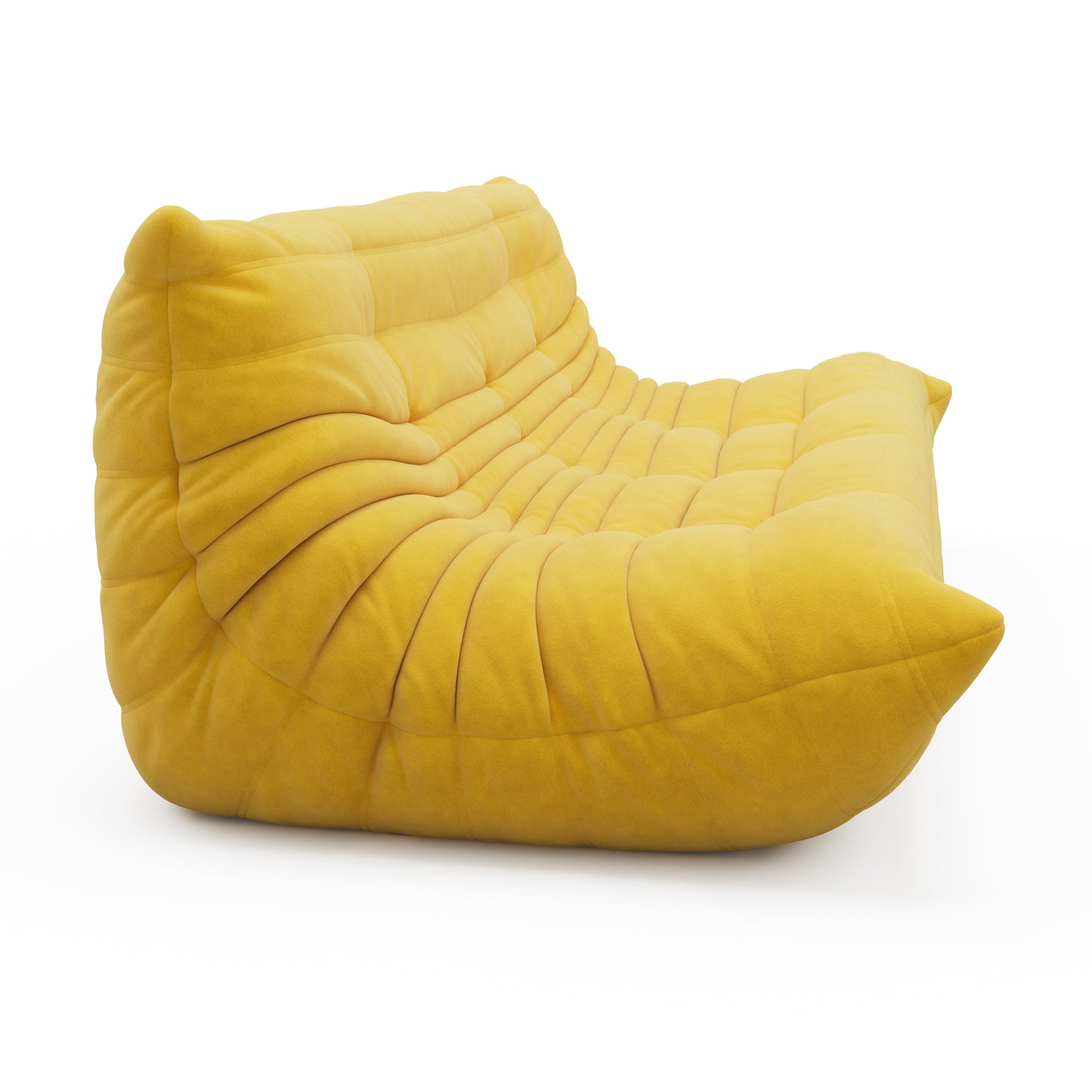 SAINCH Caterpillar Sofa Suede Fabric - Three seater