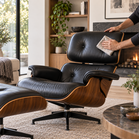 Lounge Chair Care Guide: How to Clean and Maintain Leather, Wood & Hardware