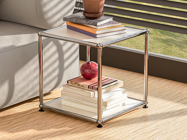 Triangle Glass Coffee Table size and finish options for different room proportions and interiors