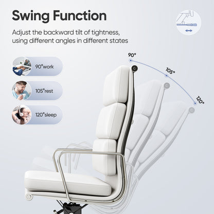 SAINCH Genuine Leather Office Chair