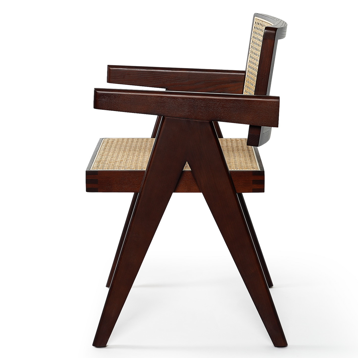 SAINCH Rattan Dining Chair, Solid Wood Frame