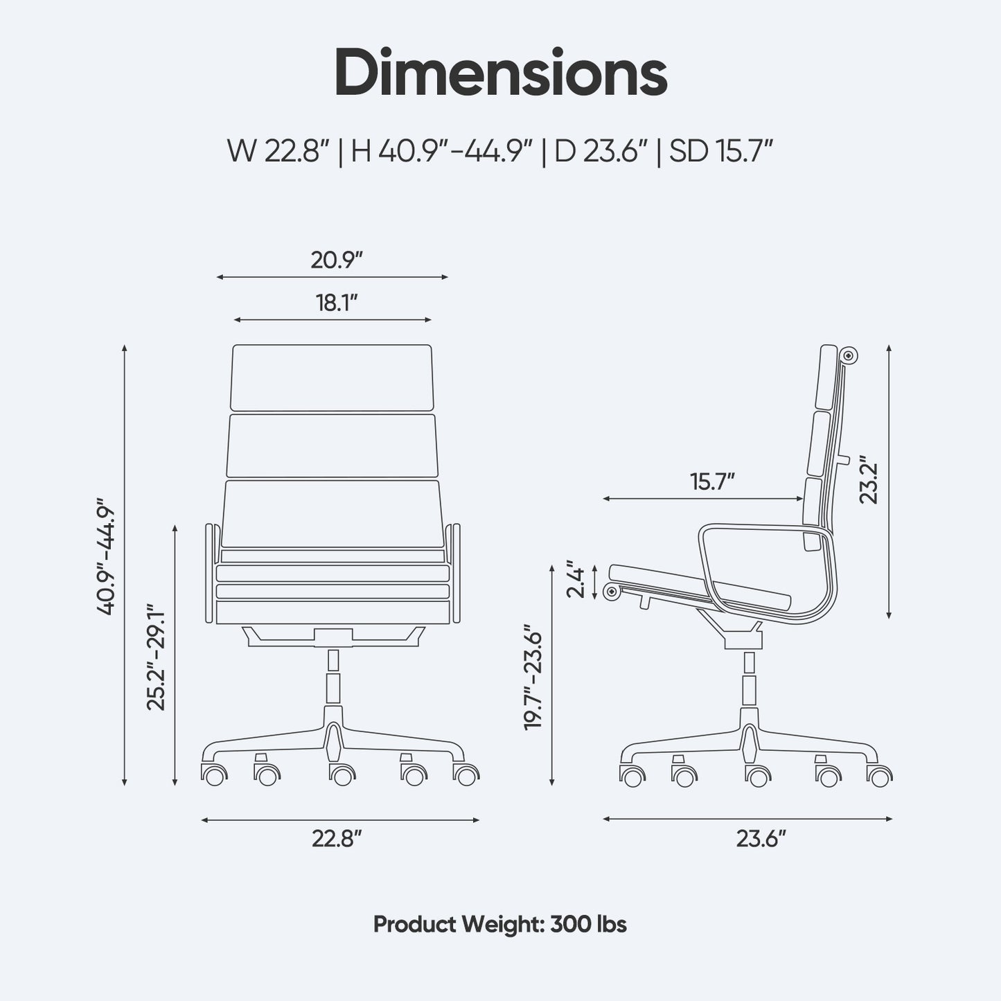 SAINCH Genuine Leather Office Chair