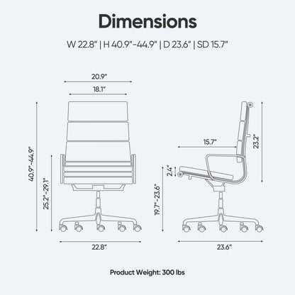 SAINCH Genuine Leather Office Chair