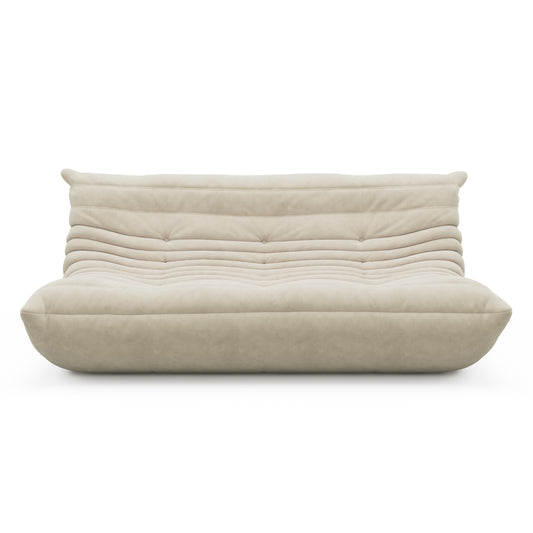 SAINCH Caterpillar Sofa Suede Fabric - Three seater