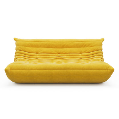 SAINCH Caterpillar Sofa Suede Fabric - Three seater