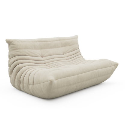 SAINCH Caterpillar Sofa Suede Fabric - Two seater