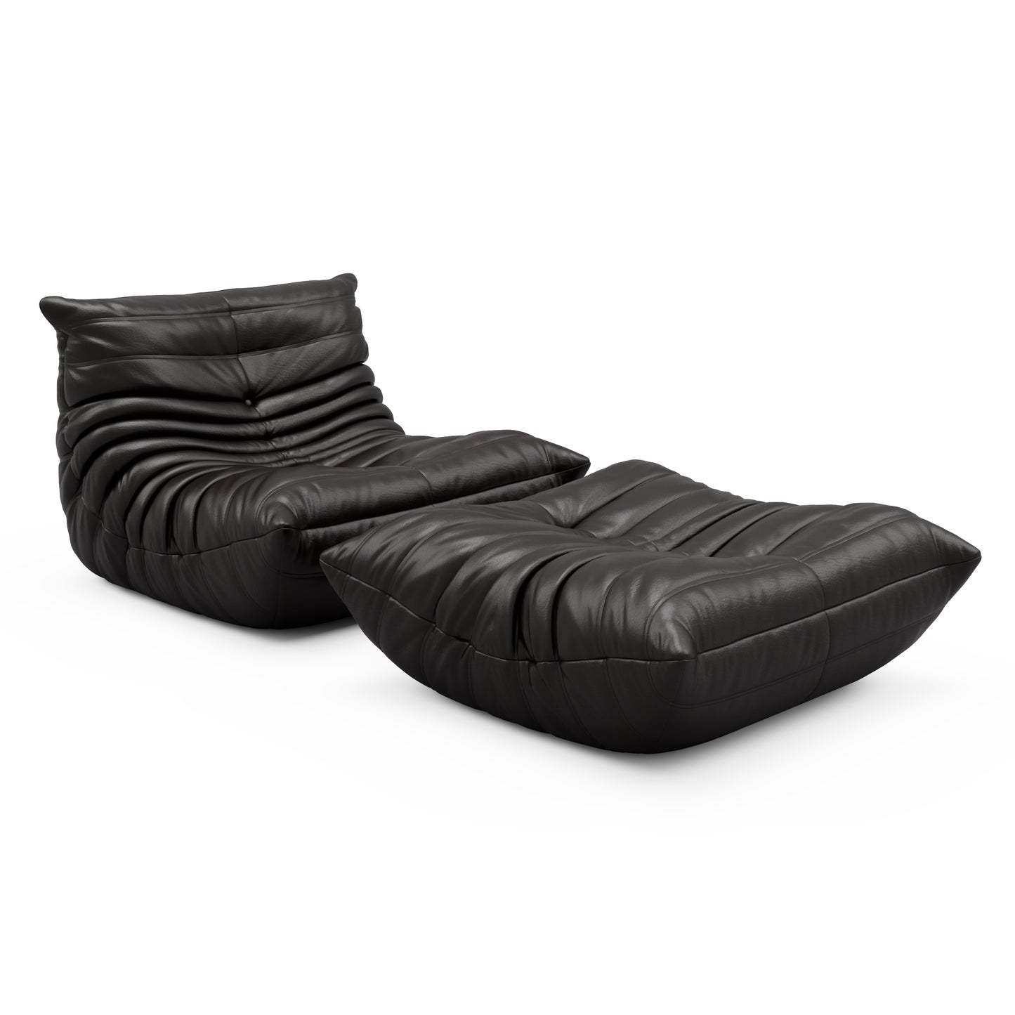SAINCH Caterpillar Sofa - Microfiber Leather - footrest