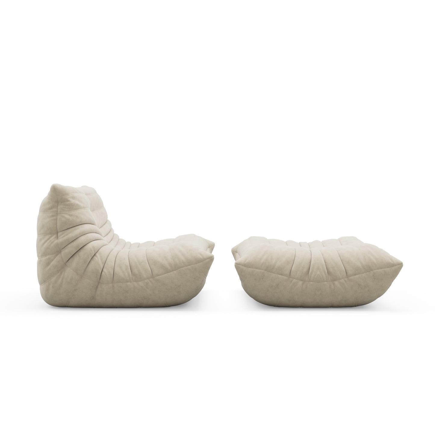 SAINCH Caterpillar Sofa - Mohair - Footrest