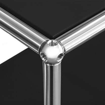 SAINCH Modern Modular Metal Storage Cabinet - Six Compartment Double Layer Three Door