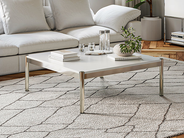 SAINCH Modern Metal Table