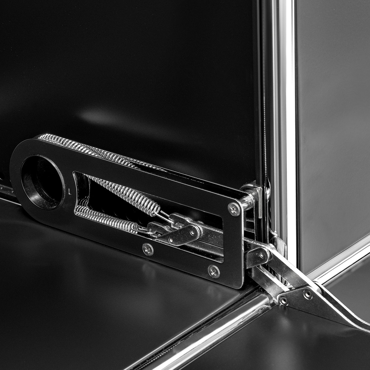 SAINCH Modern Modular Metal Storage Cabinet - Six Compartment Double Layer Three Door