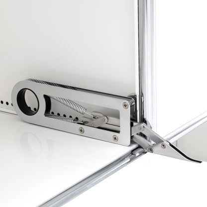 SAINCH Modern Modular Metal Storage Cabinet - Six Compartment Double Layer Three Door