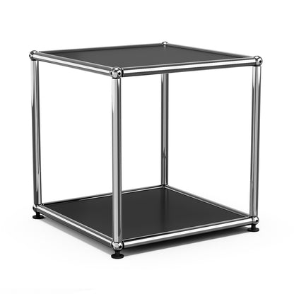 Modern Storage Cabinet Nightstand Versatile Free-Standing Organizer - Black