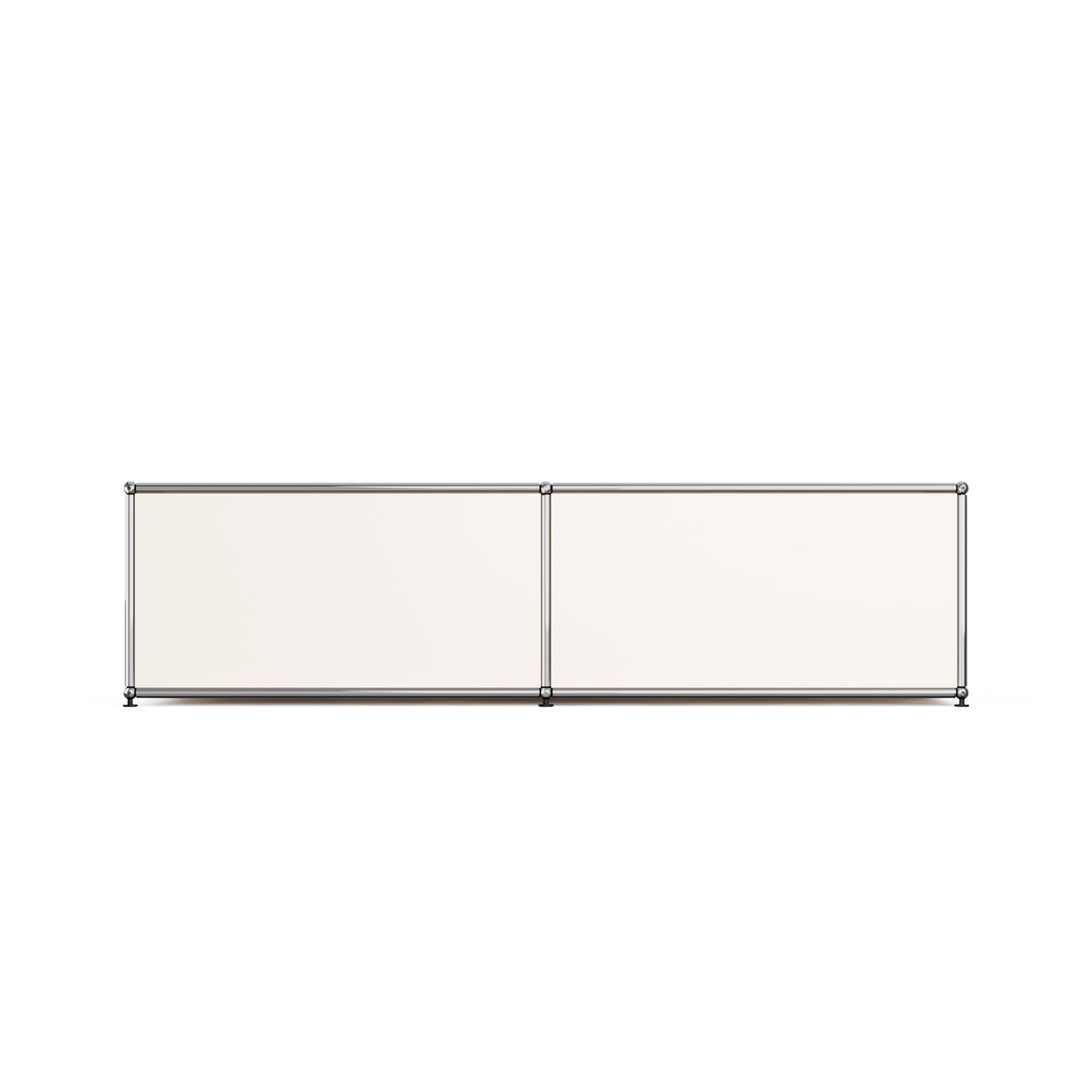 SAINCH Modern Modular Metal Storage Cabinet - Double Compartment Double Door