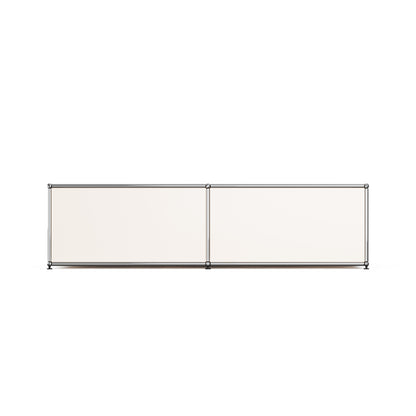 SAINCH Modern Modular Metal Storage Cabinet - Double Compartment Double Door