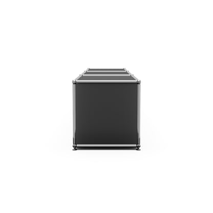 SAINCH Modern Modular Metal Storage Cabinet - Three Compartment Single Layer