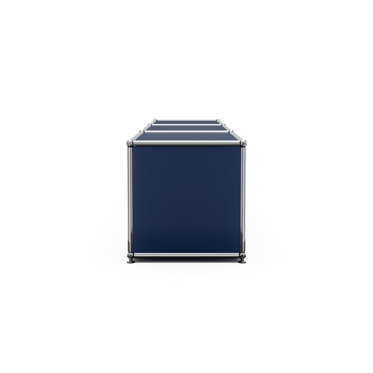 SAINCH Modern Modular Metal Storage Cabinet - Three Compartment Single Layer