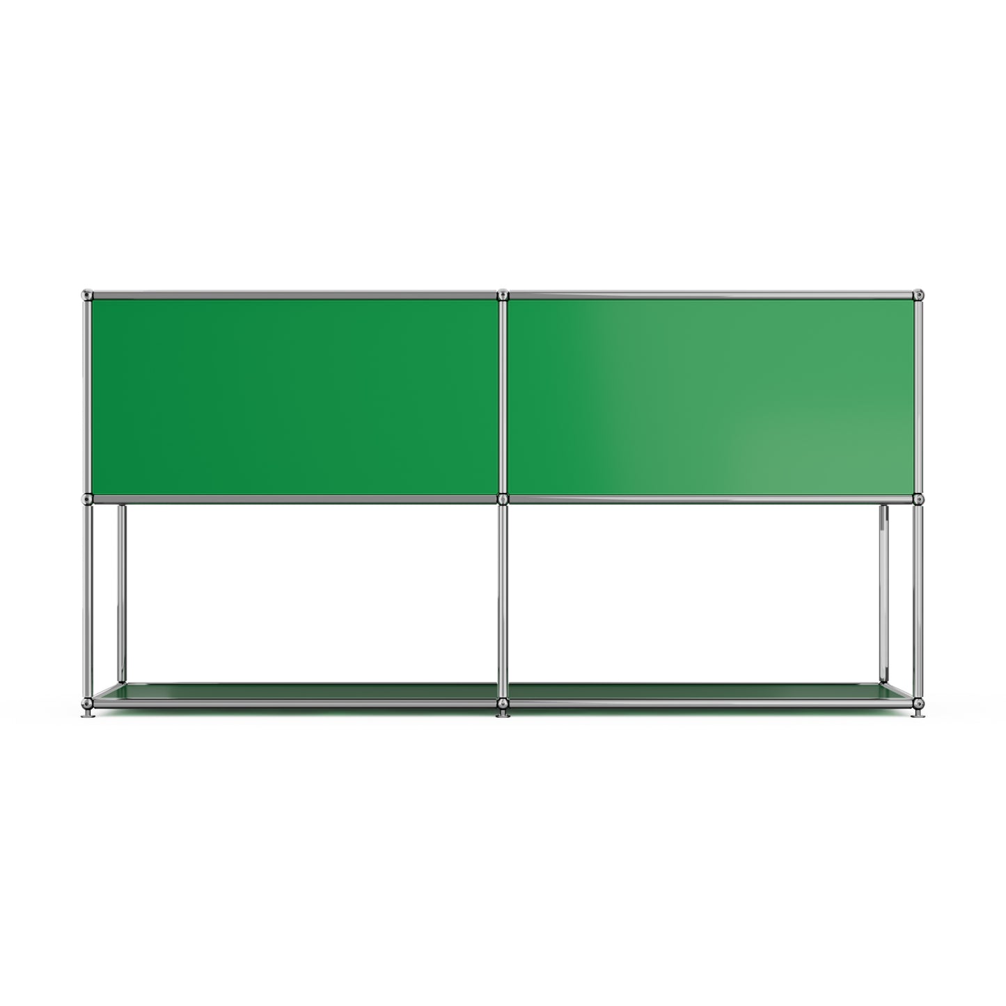 SAINCH Modern Modular Metal Storage Cabinet - Four Compartment Double Layer