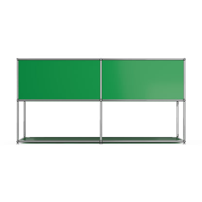 SAINCH Modern Modular Metal Storage Cabinet - Four Compartment Double Layer