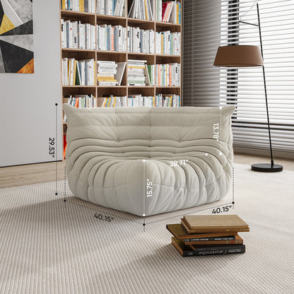 SAINCH Caterpillar Sofa Suede Fabric - Corner module